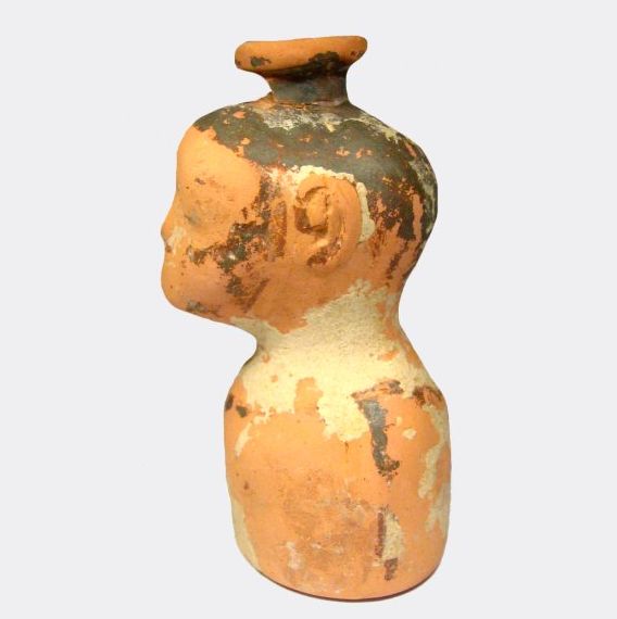 Helios Gallery Antiquities - East Greek Negroid pottery vessel