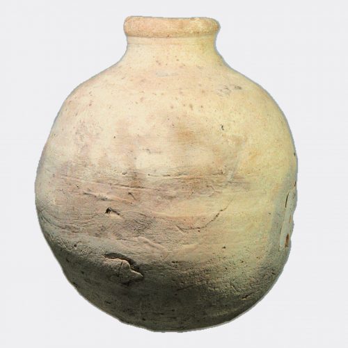 Mesopotamian Early Dynastic pottery vase from Mari