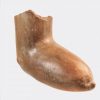 West Asian boot-shaped burnished pottery rhyton