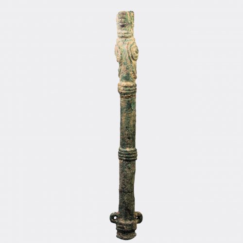 Luristan Antiquities- Luristan zoomorphic bronze idol support