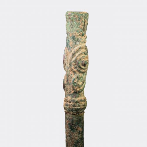 Luristan Antiquities- Luristan zoomorphic bronze idol support