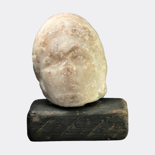 Roman Antiquities - Roman marble head of a woman