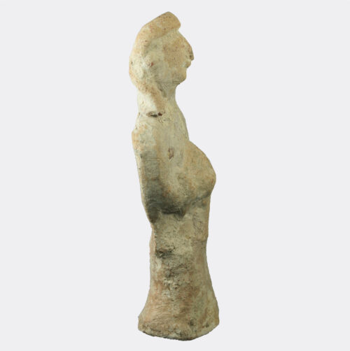 Cypriot Antiquities - Cypriot votive figure holding an offering