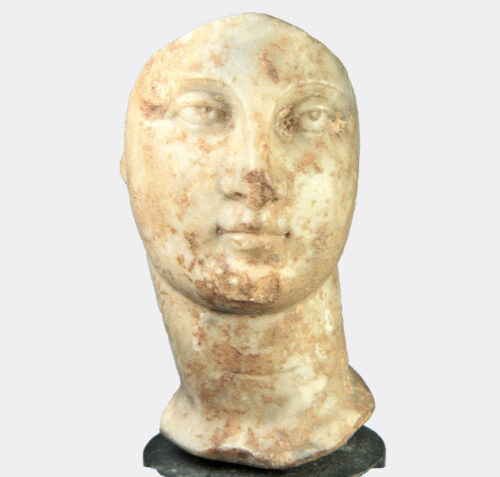 Roman Antiquities - Roman fine marble portrait bust of a noble lady