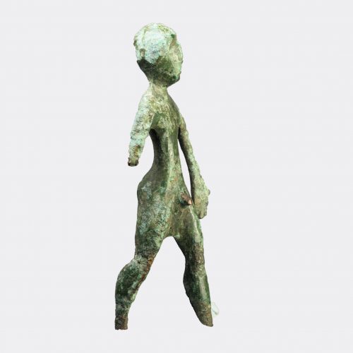 Etruscan Antiquities - Etruscan bronze kouros figure