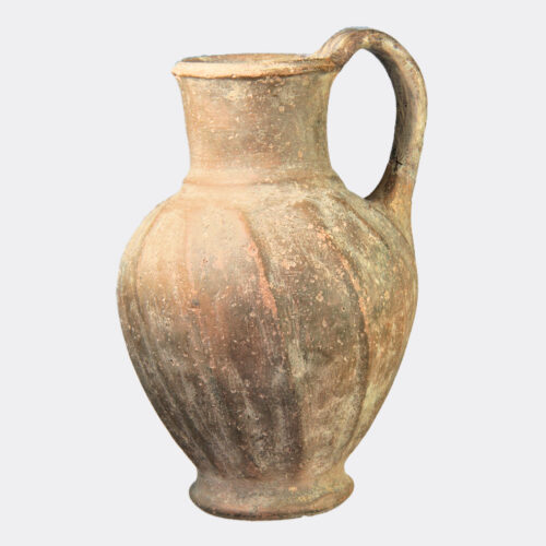 Ancient Cyprus - Cypriot Base Ring Ware pottery ribbed jug