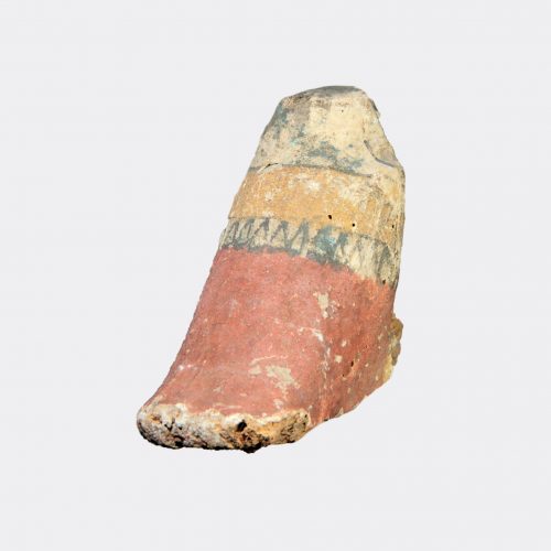 Egyptian Antiquities - Egyptian painted wood Horus falcon