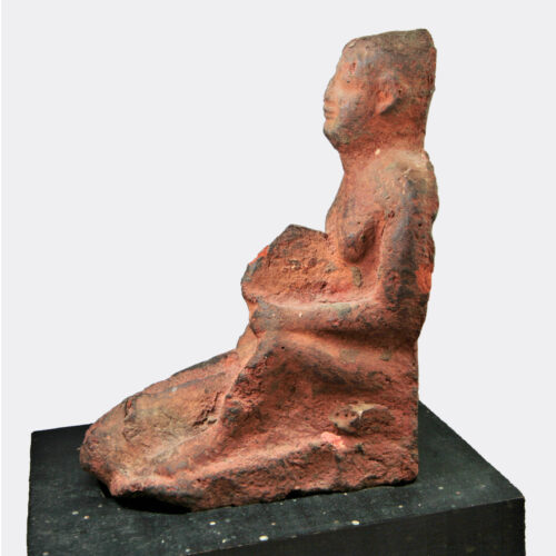 Egyptian Antiquities - Egyptian Ptolemaic ithyphallic pottery figure