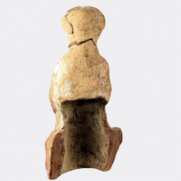 Greek Antiquities - Greek pottery seated youth