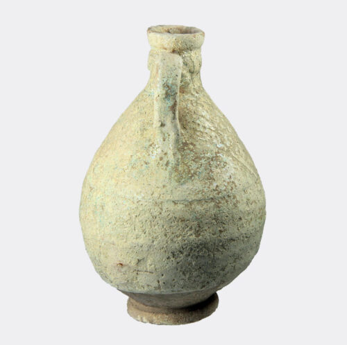 West Asian Antiquities - Kashan glazed pottery vase