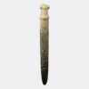 West Asian Antiquities - Luristan whetstone with animal head