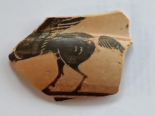 Antiquities - Greek black figure Pegasus Frament