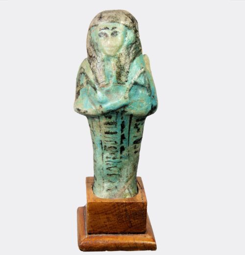 Egyptian Antiquities - Egyptian large shabti of Amenemonet