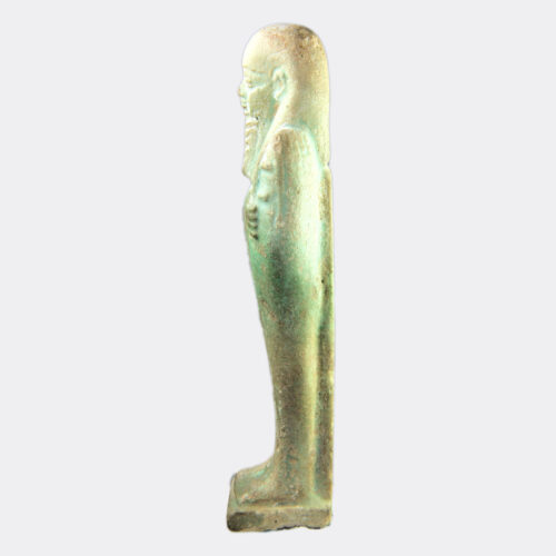Egyptian Antiquities - Egyptian faience inscribed shabti