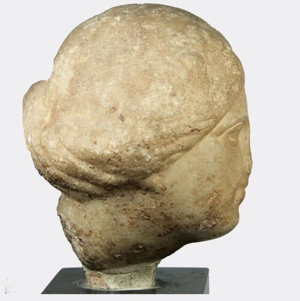 Greek Antiquities - Greek marble head of a woman