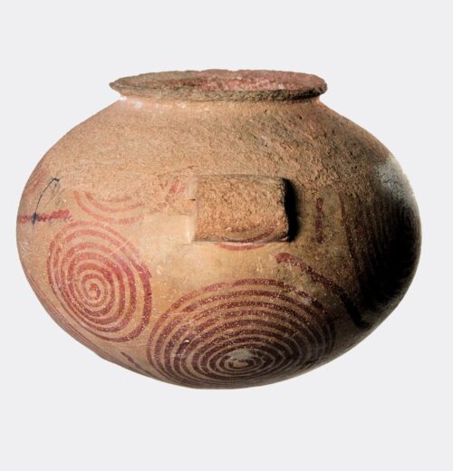 Egyptian Antiquities - Egyptian Naqada painted pottery jar