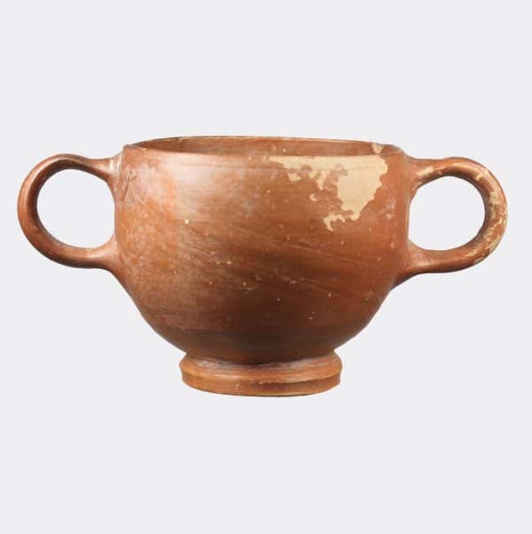 Greek Antiquities - Greek pottery kantharos cup