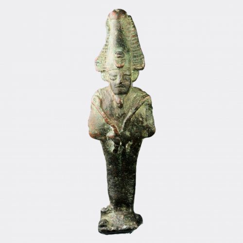 Ancient Egypt - Egyptian bronze Osiris amulet