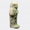 Egyptian pottery shabti with hieratic text for Djed-khons-iuef-ankh