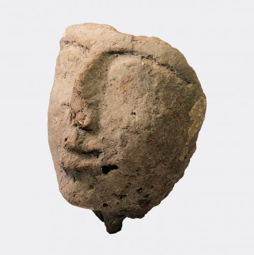 Egyptian Antiquities - Egyptian New Kingdom mud mummy mask