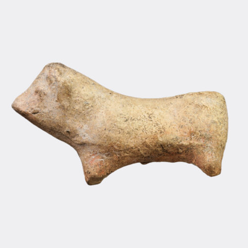 Greek Antiquities - Greek votive pottery figure of a calf