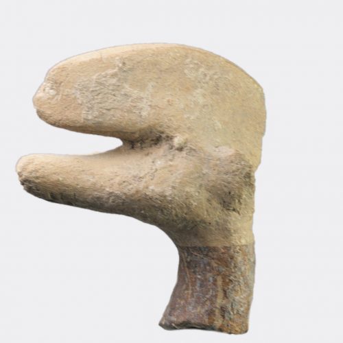 Cypriot pottery horse head
