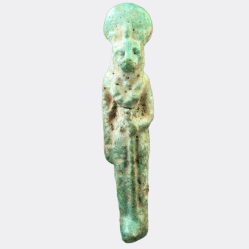 ities - Egyptian faience Sekhmet amulet, goddess of war and healing