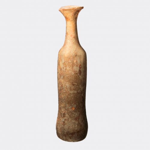 Miscellaneaous Antiquities - Roman or early Byzantine tall glass flask