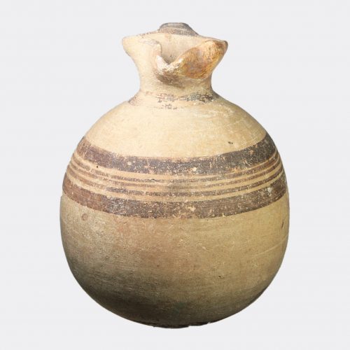 Cypriot Antiquities - Cypriot Bichrome Ware jug with pointed base
