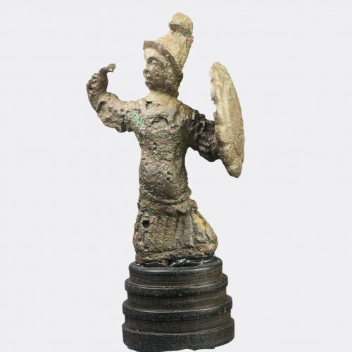 Roman Antiquities - Romano-British bronze figure of the god Mars