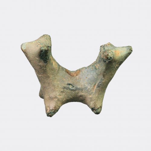 Ancient Near East - North Mesopotamian bronze animal amulet