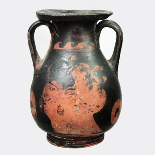 Greek Antiquities - Greek Apulian red figure pottery pelike