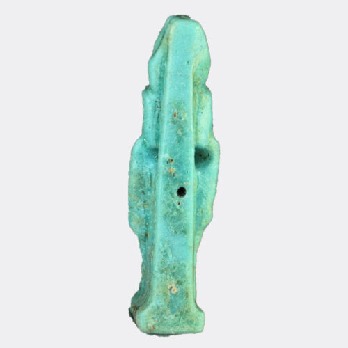 Egyptian Antiquities - Egyptian faience amulet of Ra