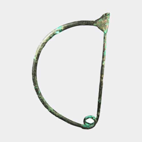 Miscellaneous Antiquities - Greek or Italic large bronze bow fibula