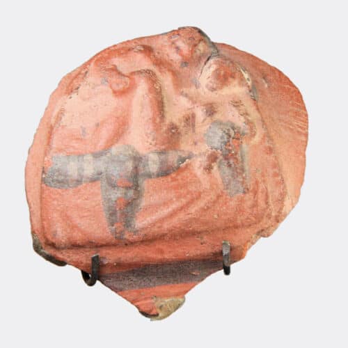 Roman Antiquities - Roman Egyptian pottery erotic fragment