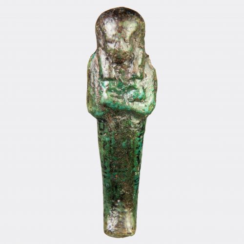 Egyptian Antiquities-Egyptian shabti of Nes-Pa-Ra, ex. museum de-accession