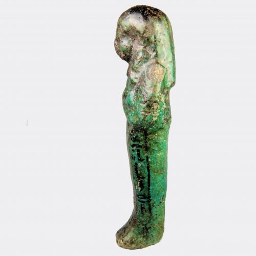 Egyptian Antiquities-Egyptian shabti of Nes-Pa-Ra, ex. museum de-accession