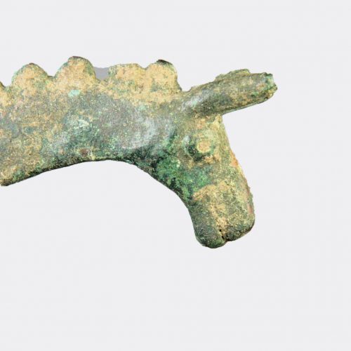 Miscellaneous Antiquities - Luristan bronze horse-shaped snaffle fitting