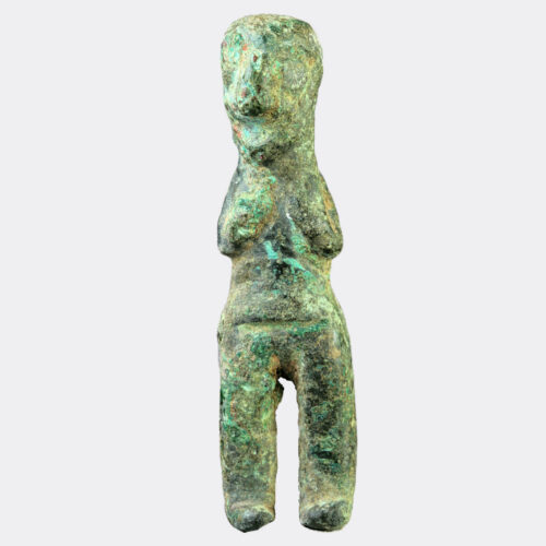 Miscellaneous Antiquities - East Mediterranean bronze figure amulet, possibly Cypriot