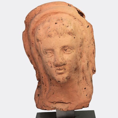 Miscellaneous Antiquities - Etruscan votive terracotta head of a youth