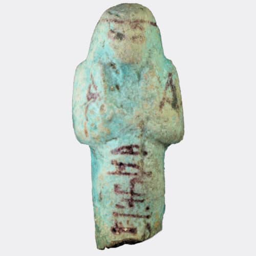 Egyptian Antiquities - Egyptian shabti, probably for Iset, Chantress of Amen