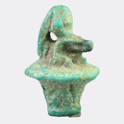 Egyptian Antiquities - Egyptian faience column amulet fragment