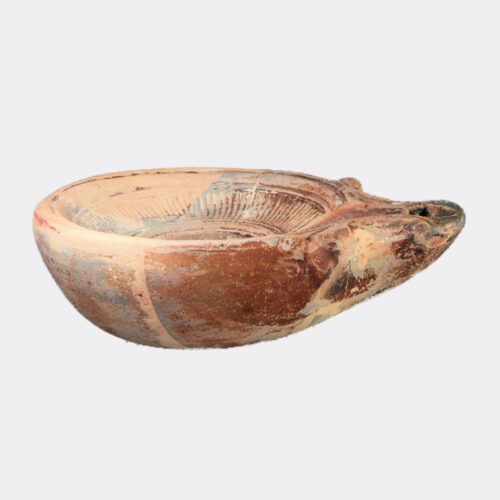 Roman Antiquities - Roman pottery oil lamp