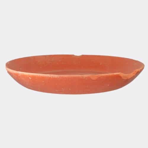 Roman Antiquities - Roman large red slip ware pottery bowl
