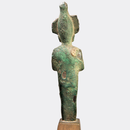 Egyptian Antiquities - Egyptian bronze Osiris figure