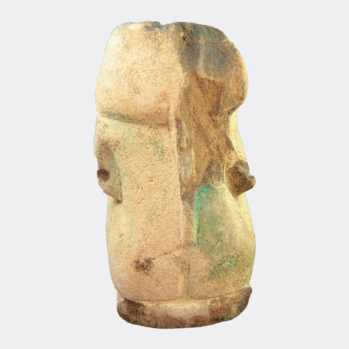Egyptian Antiquities - Egyptian large faience figure
