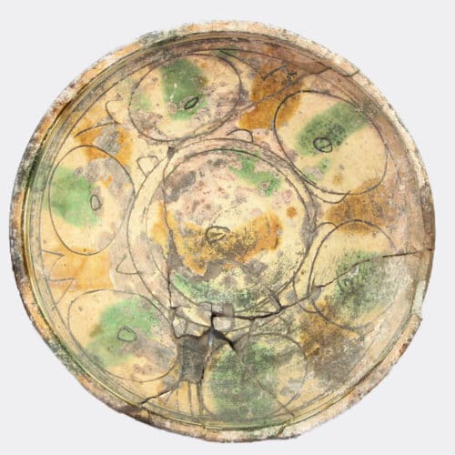 Byzantine Antiquities - Byzantine sgraffito glazed pottery bowl