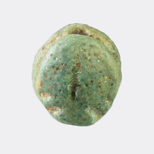 Egyptian Antiquities - Egyptian faience button seal