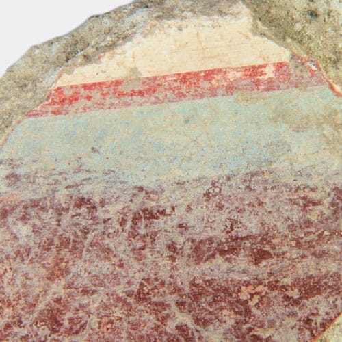 Roman Antiquities - Roman painted stucco wall fragment
