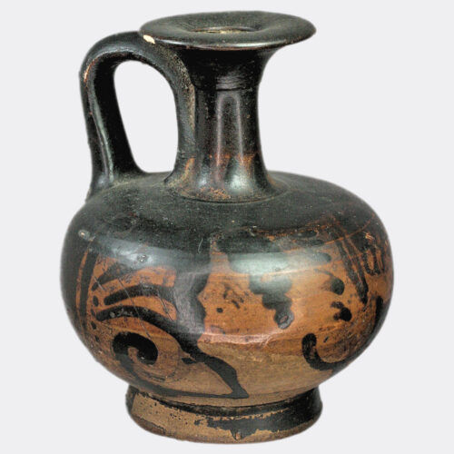Greek Antiquities - Greek Apulian red figure pottery lekythos